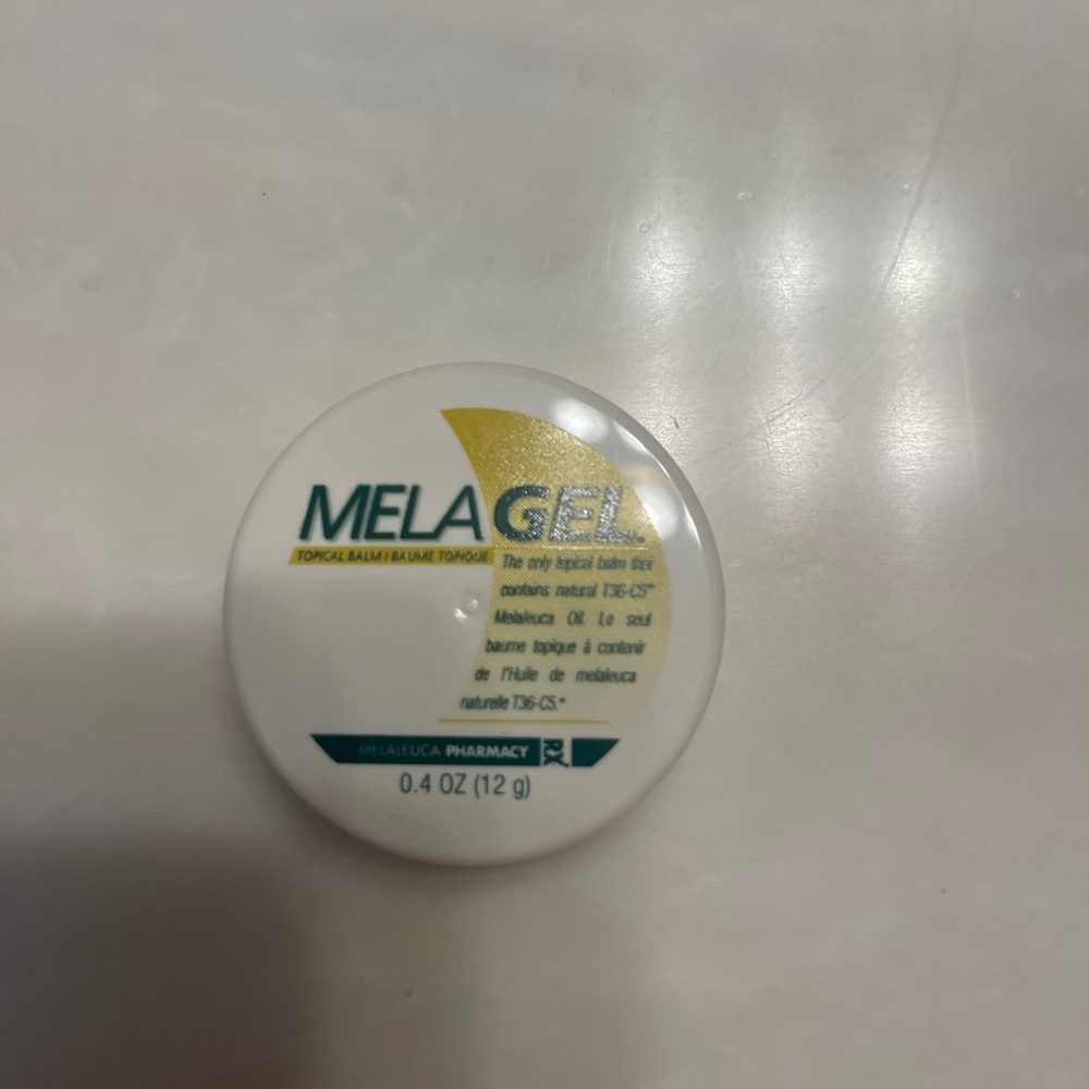 Melaleuca MelaGel Topical Balm Disc Expires 7/2025 See pictures.